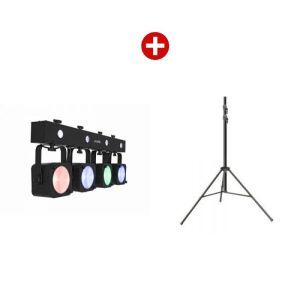 Set efecte lumini Eurolite LED KLS-190 Compact Light Set + stativ