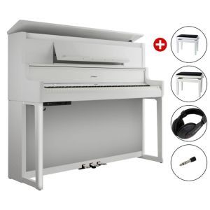 Roland LX-9 Polished White SET