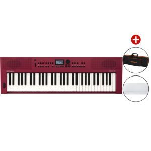 Roland GO:KEYS 3 Dark Red Music Rest + CB-V61