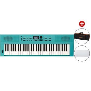 Roland GO:KEYS 3 Turquoise Music Rest + CB-V61