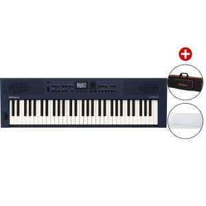 Roland GO:KEYS 3 Midnight Blue Music Rest + CB-V61