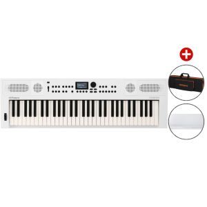 Roland GO:KEYS 5 White Music Rest + CB-V61