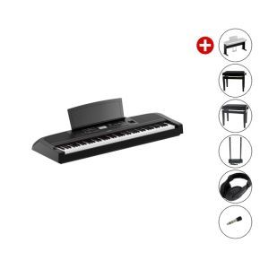 Set 1 Pian Digital Yamaha DGX 670 Black