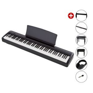 Set Pian Digital Kawai ES-120 Black Deluxe Bundle