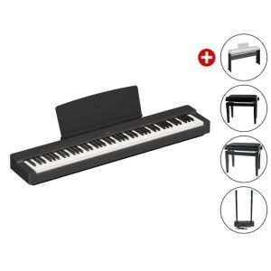 Yamaha P-225 Black Home Bundle