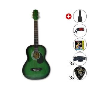 Set Chitara Acustica Hora Standard M 4/4 Green