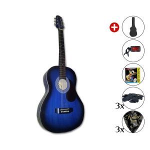 Set Chitara Acustica Hora Standard M 4/4 Blue