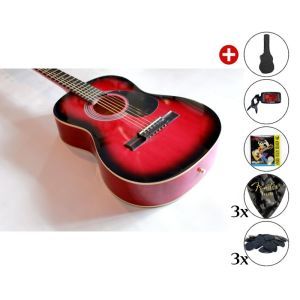 Set Chitara Acustica Hora Standard M 3/4 Red