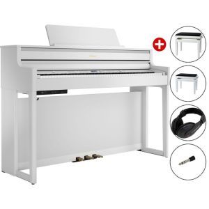 Set Pian Digital Roland HP 704 White