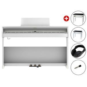 Set Pian Digital Roland RP 701 White