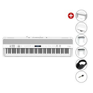 Set Pian Digital Roland FP 90X White