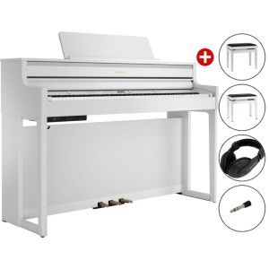 Set Pian Digital Roland HP 704 White