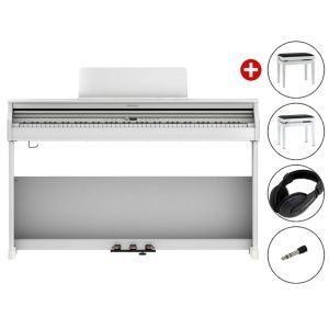 Set Pian Digital Roland RP 701 White