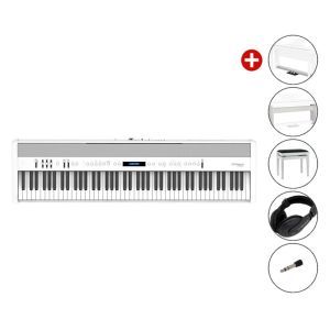 Set Pian Digital Roland FP 60X White