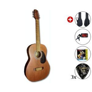 Set Chitara Acustica Hora Standard M 4/4 Brown