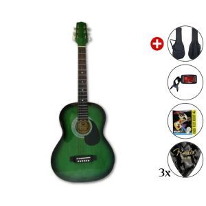 Set Chitara Acustica Hora Standard M 4/4 Green