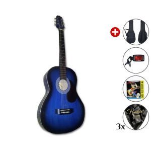 Set Chitara Acustica Hora Standard M 4/4 Blue
