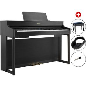 Set Pian Digital Roland HP 702 Charcoal Black