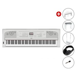 Set 1 Pian Digital Yamaha DGX 670 White