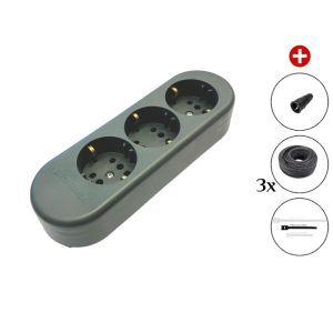 Multipriza cu 3 intrari 3x2.5 3m Titanex