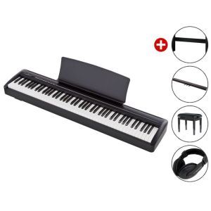 Set Pian Digital Kawai ES-120 Black Deluxe Bundle