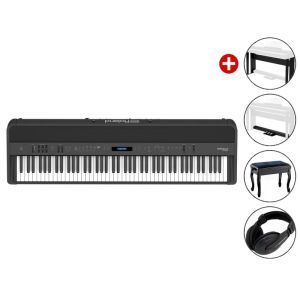 Set Pian Digital Roland FP 90X Black