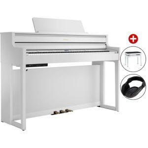 Set Pian Digital Roland HP 704 White