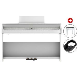 Set Pian Digital Roland RP 701 White