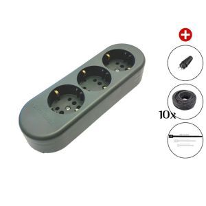 Multipriza cu 3 intrari 3x2.5 10m Titanex