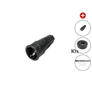 Cablu profesional extensie 10m 3x2.5 Titanex