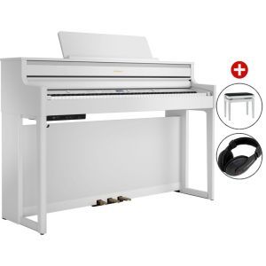 Set Pian Digital Roland HP 704 White