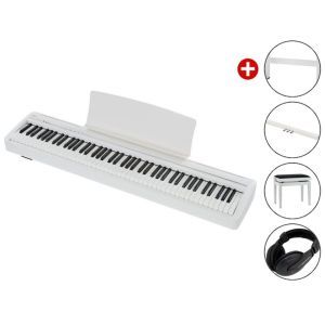 Set Pian Digital Kawai ES-120 White Deluxe Bundle