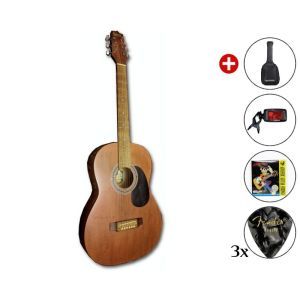 Set Chitara Acustica Hora Standard M 4/4 Brown