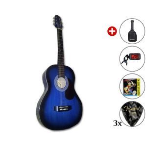 Set Chitara Acustica Hora Standard M 4/4 Blue