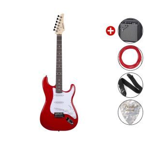 Arrow Tonecaster ST 111 Hot Rooster Rosewood/White Set