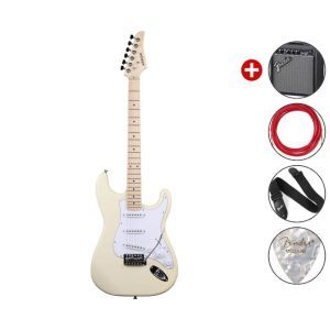 Arrow Tonecaster ST 111 Biscuit Maple/White Set