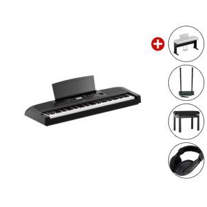 Set 1 Pian Digital Yamaha DGX 670 Black