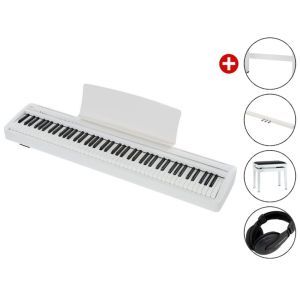 Set Pian Digital Kawai ES-120 White Deluxe Bundle