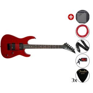 Jackson JS Series Dinky JS11 Amaranth Fingerboard Metallic Red Set Jackson JS Series Dinky JS11 Amaranth Fingerboard Metallic Red Set