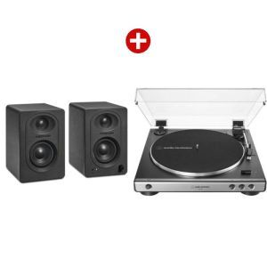 Audio Technica LP60X USB GM + Samson MediaOne MX3BT