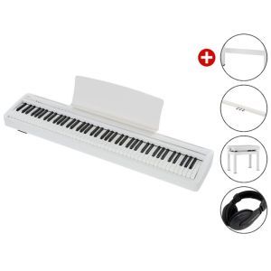 Set Pian Digital Kawai ES-120 White Deluxe Bundle