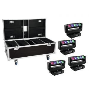 Eurolite Set 4x LED TMH-X Bar 5 Beam + Case