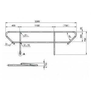 Alutruss BE-1T pentru scara BE-1T