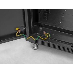 Roadinger SSC-16 Steel Cabinet with Glass Door 16U