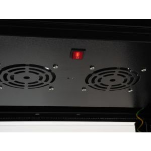 Roadinger SSC-16 Steel Cabinet with Glass Door 16U