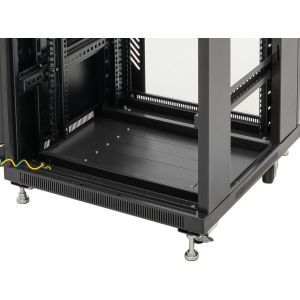 Roadinger SSC-28 Steel Cabinet with Glass Door 28U
