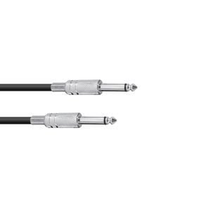 Omnitronic Jack Cable 6.3 mono 3m Bk