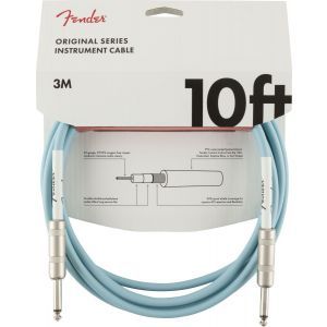 Fender Original Series Instrument Cable 10' Daphne Blue