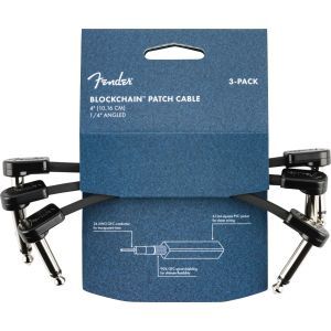 Fender 4' Blockchain Patch Cable 3-PACK