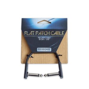 Rockboard Flat Patch Cable Black 10 cm